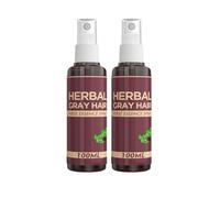 Herbal Gray Hair Spray, Herbals Essences Hair Spray, Herbals Essences Conditioner, Mist for Gray Hairs, Reduces Dry and Curly for All Hairs Types (200ml, 2Pcs)