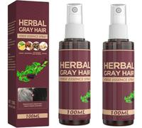 Herbal Grey Hair Reversal Spray,Natural Hair Darkening Conditioner & Color Restoration Spray,Nourishing Scalp Care for Men & Women, Strengthening