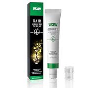 Herbal Hair Growth Serum with 3-Roller - Caffeine Complex for Thinning Hair, 30ml Lightweight - Gentle Sensitive Scalp