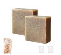 Herbal Handmade Soap, with Chrysanthemum Scent, Natural Face & Body Cleansing Bar, Gentle Formula for All Skin Types, Eco-Friendly Travel Soap, for Women & Men (2pcs)