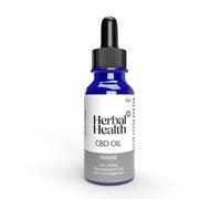 Herbal Health CBD Oil Drops 500mg - High Purity Natural Flavour 5% CBD Blended with Naturally Sourced MCT Oil - Supports Sleep & Anxiety - THC-Free 10ml (18+)
