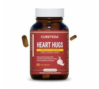 Herbal Heart Hugs - For Healthy Heart Cardiac Wellness Cholesterol control - 60 Tablets