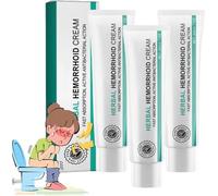 Herbal Hemorrhoids Cream, Medalisk Chinese Herbal Hemorrhoid Cream, Hemorrhoids Ointment for Women Men,20g (3Pcs)
