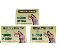 Herbal KHADI NATURAL HERBS 100% Rajsthani Pure Henna Powder 100 Gram Pack of 3 for Hair Colour (Mehandi) | for Hair, Hands & Feet