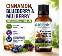 Herbal Liquid Extract for Diabetics Chromium & Mulberry Blood Sugar Level 50ml