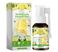 Herbal Lung Cleanse Mist, 30ml Herbal Spray Cleansing Lung, Powerful Lung Support, Natural Respiratory Cleanse & Breathe Spray, Herbal Lung Care Essence Daily Use