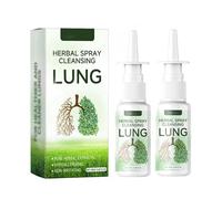 Herbal Lung Cleansing Spray,Cleansing Spray Breath Easy,Natural Lung Cleansing Sprays,Powerful Lung Sup/Port & Cleanse,Hydrating & Safe,Lung Care Essence (2)