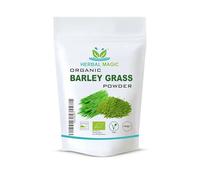 Herbal Magic Organic Barley Grass Powder, Delicious Addition for Smoothies, Milkshakes & Recipes, Natural Wholefood Ingredient, Free from Fillers & Preservatives-100g