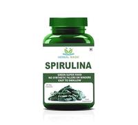 Herbal Magic Spirulina Capsules - 100% Natural Superfood for Energy, Detox & Immunity, 60 Vegan Capsules, Non-GMO