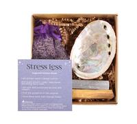 Herbal Magick Stress Less Spell Kit with Self Love, Selenite Wand Ritual, Positive Energy Bundle, Palo Santo & Rose Buds for Emotional Balance