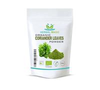 Herbal Magic's 100% Pure & Natural Coriander Leaf Powder (Cilantro)| Vitamin C| Calcium |Iron |Spices &Herbs |Premium Quality Powder