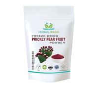Herbal Magic's Pure Freeze Dried Prickly Pear Fruit Powder - Rich & Vibrant Smoothies, Shakes, Juices, Baking, Cuisines - irresistibly Delicious - for an Active Lifestyle -100g