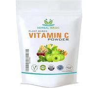 Herbal Magic's Pure & Natural Full Spectrum Vitamin C Powder 14 Types of Pure Fruits,Vegetables & Herbs Mix - UKAS LAB Tested in UK - Free from Fillers & Preservatives - 100g