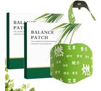 Herbal Patch Pad Balance - Mugwort Herbal Navel Patches for Menstrual Cramps, Mugwort Belly Patch, Moxa Hot Moxibustion Navel Wormwood Sticker, Promotes Abdominal Comfort (2Box/10pieces)