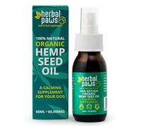 Herbal Paws Hemp Seed Oil for Dogs - Calming Food Supplement for Dogs. 100% Natural. No Additives. Calms And Soothes