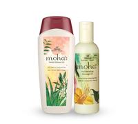 Herbal Shower Gel - 200 Ml & Rejuvenating Massage Oil - 200 Ml Combo with Neem, Tea Tree, Aloe Vera, Coconut, Orange Peel, Jojoba, Almond, Olive, Sunflower & Evening Primrose Oils | Antibacterial