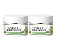 Herbal Soothing Relief Cream, Instant Cooling Relief Cream, Natural Herbal Formula for Sensitive Skin, Cooling Moisturizer to Comfort & Protect Irritated Skin (2Pcs, 30g)