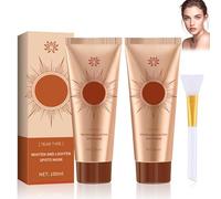 Herbal Spots Peel-Off Facial Mask, No-Clean Anti-Wrinkle Tear-Off Dark Spot Face Mask with Brush, Deep Nourishing & Pore Tightening for All Skin Types (2PCS)