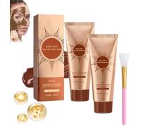 Herbal Spots Peel-Off Facial Mask, Spot Removing Face Mask, Anti-Aging Tear Off Mask, Collagen Peel Off Face Mask Deep Nourishing, for All Skin Types (2pcs)