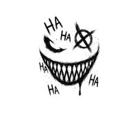 Herbal Tattoo Stickers Funny Smiley Face Pattern Star Arm Wrist Personality Stickers