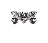 Herbal tattoo stickers Juice temporary stickers Scapula over shoulder dragon personality male tattoo(01)