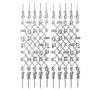 Herbal Tattoo Stickers Long Strip Symbol Pattern Wrist Personalized Stickers