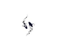 Herbal Tattoo Stickers Waterproof And Long-Lasting Juice Pisces Small Pattern Simulation Tattoos Can'T Be Washed Off And Don'T Reflect Light