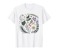 Herbal Tea Blender Witchy Moon Aesthetic Botanical Plant T-Shirt