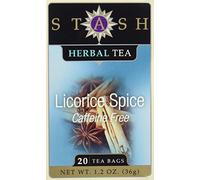 Herbal Tea, Licorice Spice, Caffeine Free, 20 Tea Bags, 1.2 oz (36 g), Stash Tea