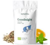 Herbal Tea Organic Good Night 100g (+50 Cups) | SLEEP TEA Fennel, Lemon Balm, Orange, Anis REPLANTEA
