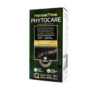 Herbal Time Phytocare Permanent Hair Dye Color Bitter Chocolate 3N | Professional Natural Hair Dye Kit | Nourish and Protect Your Hair | Ammonia, PPD and SLS Free | 124.5 ml