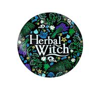 Herbal Witch Glass Black Chopping Board 31x31cm