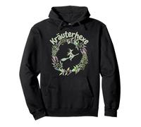 Herbal Witch Melissa Lavender Forest Flowers Herbs Witch Women Pullover Hoodie