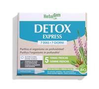 HERBALGEM Detox Express 7 Days - Purifies the Body Deep - Gemotherapy Complex - Highly Concentrated Alcohol Free Formula - 5 Fresh Organic Yolks - 7x10 ml