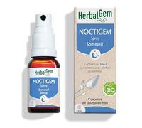 HerbalGem Noctigem Organic, Lime and Fig Tree, Provides Good and Healthy Night Rest, Gemmotherapy Concentrated Spray 15 ml
