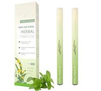Herbals Air Diffuser Pen, Her-Bal Aromatherapy Pen, Natural Herbals Inhaler with Extracts of Mullein, Stop Smokings Sleep Aid Inhaler for Resting Relaxation, Helps Clear Breathing (2pcs)