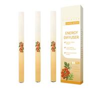 Herbals Diffuser Pen, 3x15g Guarana Energy Herbals Aromatherapy Inhaler, Natural Mullein Lung Detoxs Aromatherapy Diffuser Pens, Guarana Energy H-erbal Lung Cleansing Inhaler Pen, for Men Women