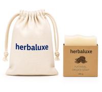 Herbaluxe Handmade Argan Bar Soap - Natural Exfoliating & Skin-Nourishing Soap for Face & Body | Organic Moisturising Body Care Cleanser