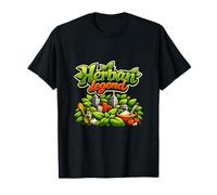 Herban Legend Graffiti Basil Skyline Cooking Foodie T-Shirt