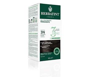 Herbatint Permanent Colour Gel 3 Cans 300ml - 3N Dark Brown Ammonia Free for Sensitive Skin 100% Coverage for White Hair with 8 Natural Organic Extracts