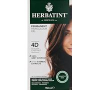 Herbatint Permanent Herbal Haircolor Gel, 4D Golden Chestnut, 4.56 Ounce