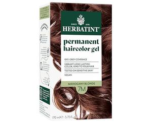Herbatint Permanent Herbal Haircolor Gel, 7M Mahogany Blonde, 4 Ounce