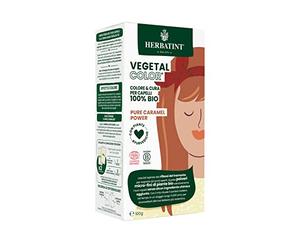Herbatint Vegetal Color 100% Natural & Organic PURE CARAMEL POWER Vegetable Colour - Caramel 100g