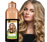 HERBBY Champ Hair Dye Shampoo for Grey Hair with 9 Herbal Extracts, Long Life (6-8 Weeks), Shiny, Uniform Colour, Instant Hair Colour