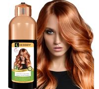 HERBBY Coverage&Color Transform Hair Dye Shampoo for Grey Hair with 9 Herbal Extracts, Long Life (6-8 Weeks), Shiny, Uniform Colour, Instant Hair Colour