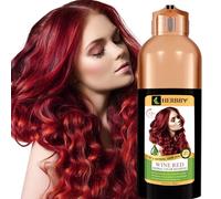 HERBBY Hair Dye Shampoo for Grey Hair, Coverage and Colour Change with 9 Herbal Extracts, Long Life (6-8 Weeks), Shiny, Uniform Colour, Instant Hair Coloring
