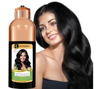 HERBBY Hair Dye Shampoo for Grey Hair, Coverage and Colour Change with 9 Herbal Extracts, Long Life (6-8 Weeks), Shiny, Uniform Colour, Instant Hair Coloring