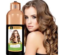 HERBBY Hair Dye Shampoo for Grey Hair, Coverage and Colour Change with 9 Herbal Extracts, Long Life (6-8 Weeks), Shiny, Uniform Colour, Instant Hair Coloring