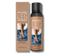 HERBENJOY Airbrush For Legs,Light Glow 120ml,Natural Bronzer QuickDrying Fake Tan Leg Makeup Lotion,Lightweight, Buildable Formula Instant Spray Tan,No Transfer LegMakeup LastingWaterproof SmoothTone