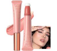 HERBENJOY Liquid Beauty Wand Cream Blush With Cushion Applicator - Soft Blendable for Cheeks Face Makeup, Pigment Long Lasting Smooth Lightweight (01), Pack of 1, 15 g
